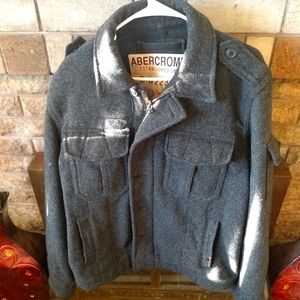 Abercrombie & Finch Grey Wool Jacket